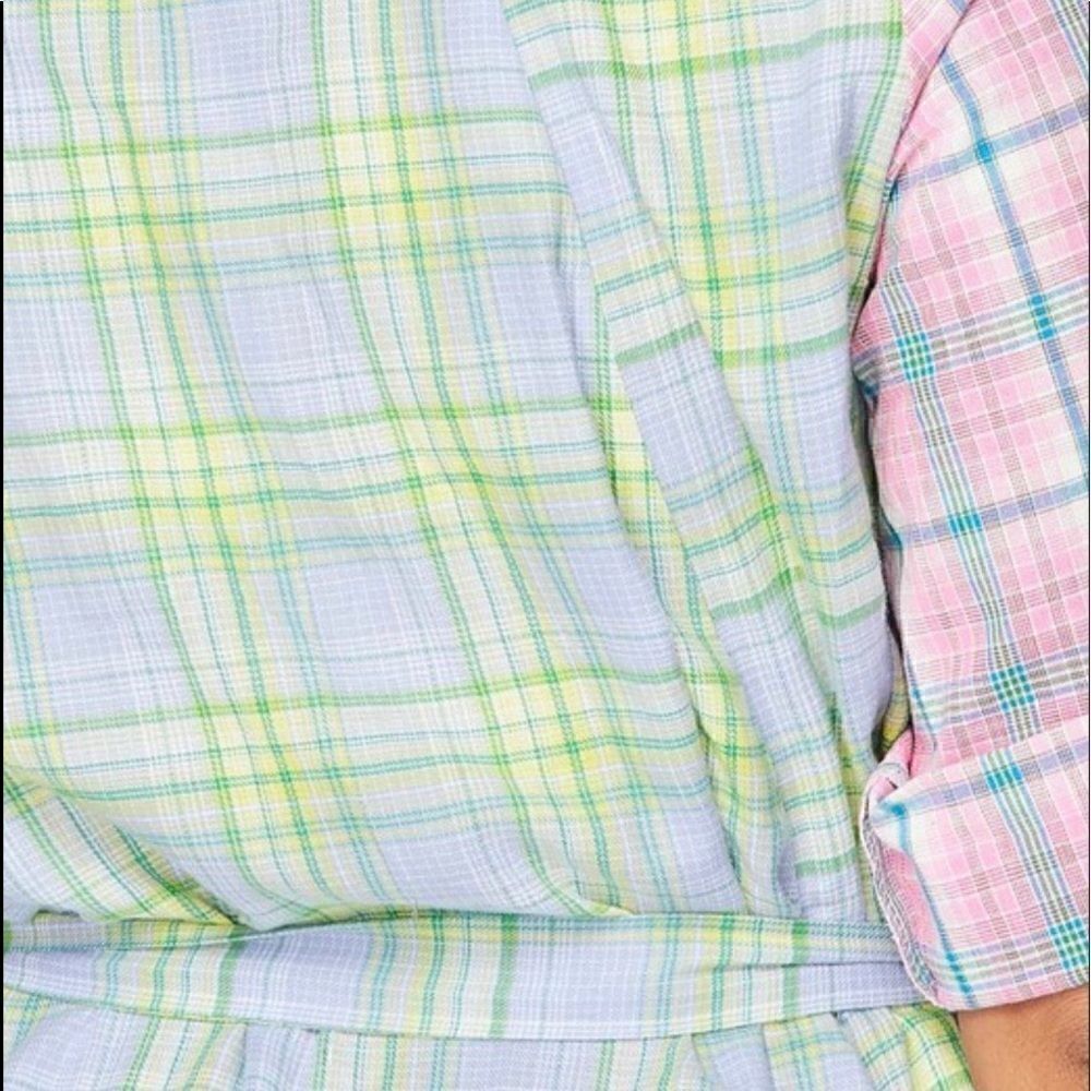 Color-block Plaid dress - Picture 4 of 5